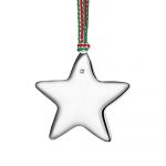 Silverplate Star with Clear Stone (WY801)