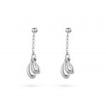 Cathal Barber Goldsmith Droplet Earrings in Sterling Silver