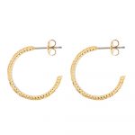 Newbridge Silverware Gold Plated Hoop Earrings (E026)