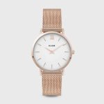 Cluse Minuit Mesh White and Rose Gold Colour (CW0101203001)