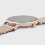 Cluse Minuit Mesh Black and Rose Gold Colour (CW0101203003)