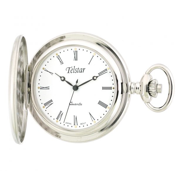 Telstar Silver Pocket Watch (P1023 CSV)