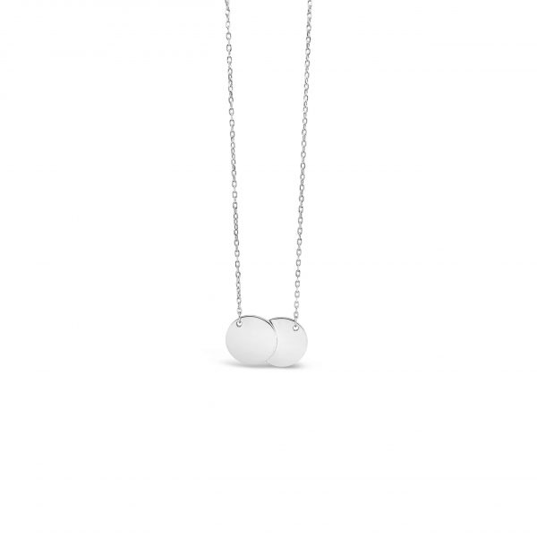Absolute Silver Double Disc Pendant (SP128SL)