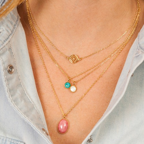 Nilai Paris Athena Necklace - Amethyst (ATC-AM)