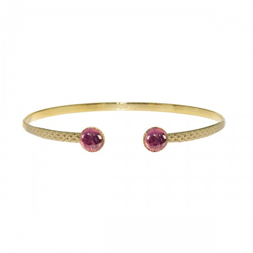 Nilai Paris Athena Bangle - Amethyst (ATJG-AM)