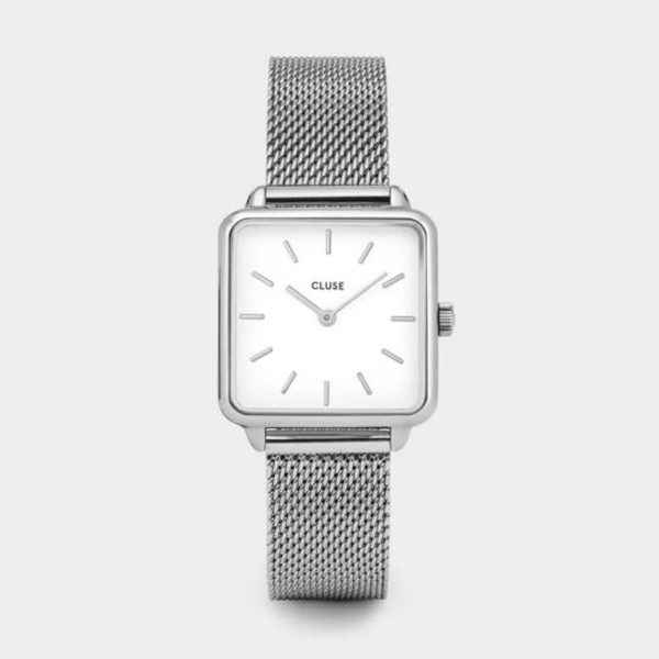 Cluse La Tétragone Mesh White Silver Colour (CW0101207003)