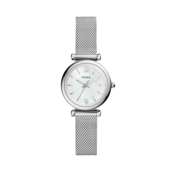 Fossil Carlie Mini Three-Hand Stainless Steel Watch (ES4432)