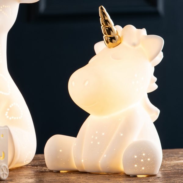 Belleek Living Unicorn Luminaire (9349)