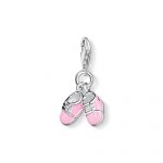 Thomas Sabo Pink Baby Shoes Charm (0820-007-9)