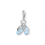 Thomas Sabo Blue Baby Shoes Charm (0822-007-1)