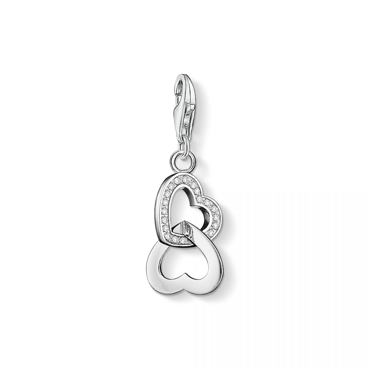 Thomas Sabo 'Melted' Hearts Charm (0863-051-14)