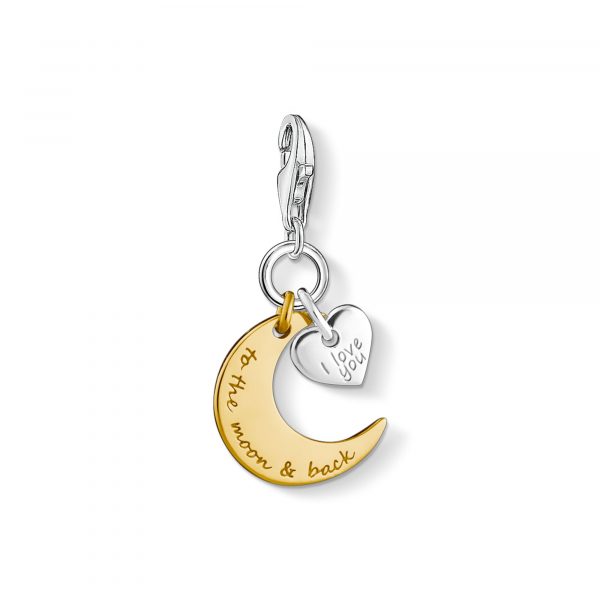 Thomas Sabo 'I Love You to the Moon and Back' Charm (1443-413-39)