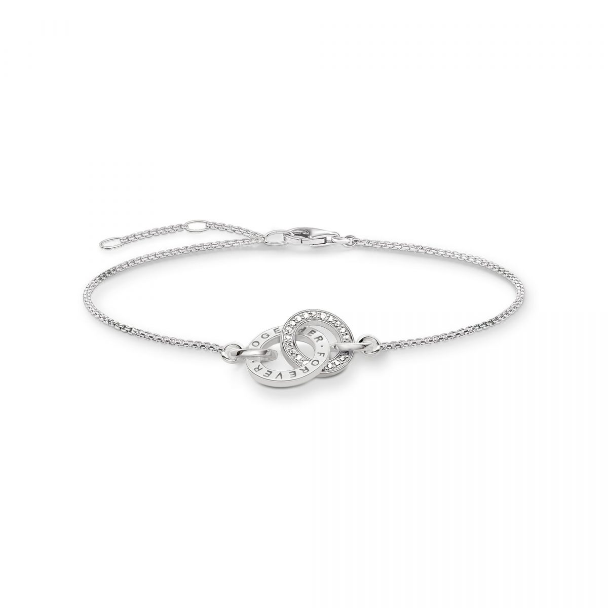 Thomas Sabo 'Together Forever' Interlocking Bracelet (A1551-051-14-L19,5V)