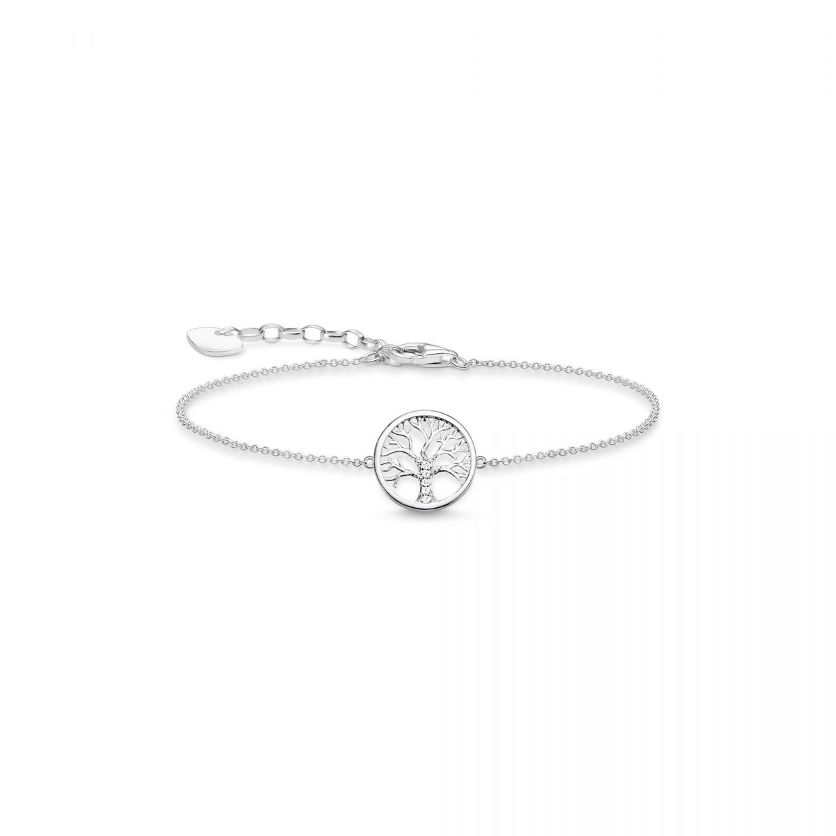 Thomas Sabo Tree of Love Bracelet in Silver (A1828-051-14-L19V)