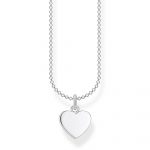 Thomas Sabo Heart Necklace in Silver (KE2048-001-21-L45V)
