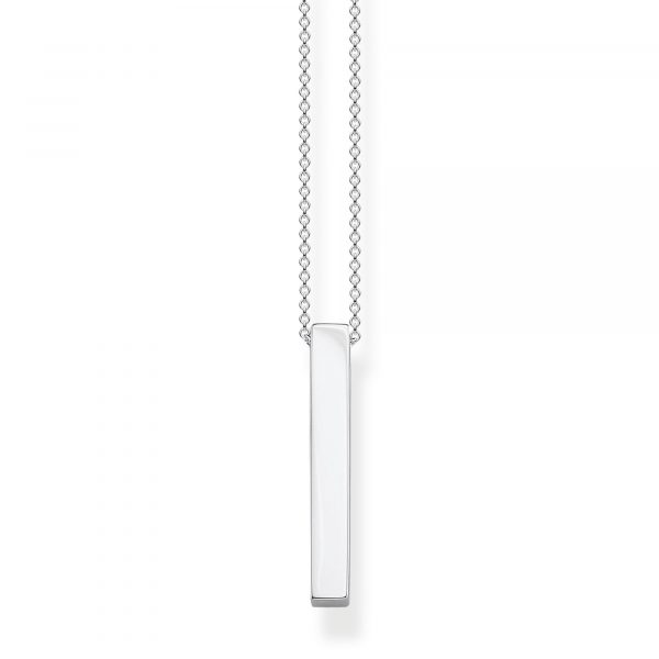 Thomas Sabo Cuboid Necklace in Silver (KE1907-001-21-L45V)