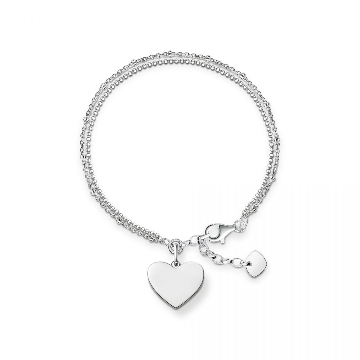 Thomas Sabo Double Bracelet with Heart (LBA0102-001-12-L19,5V)