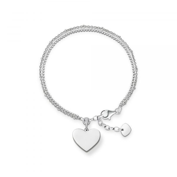 Thomas Sabo Double Bracelet with Heart (LBA0102-001-12-L19,5V)