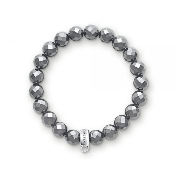 Thomas Sabo Hematite Charm Bracelet Size Large (X0187-064-11-L)