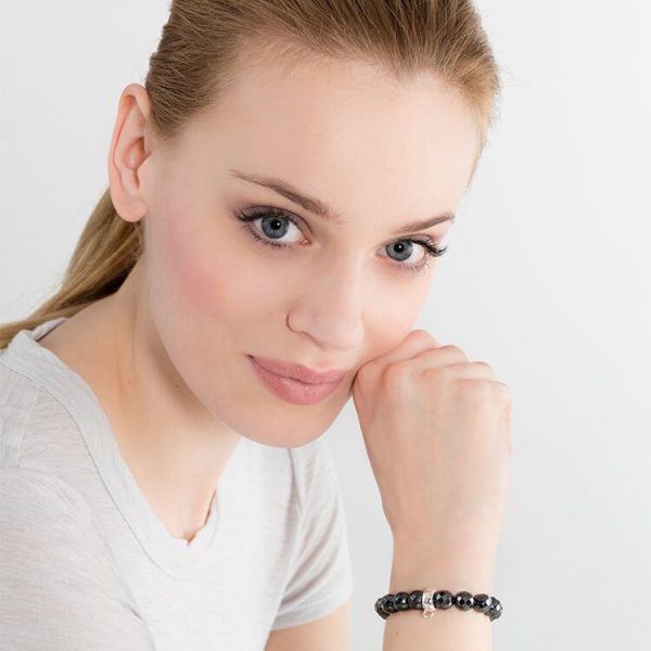 Thomas Sabo Hematite Charm Bracelet Size Large (X0187-064-11-L)
