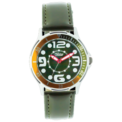 Telstar Boys Watch with Green Strap (B1007 LSN)