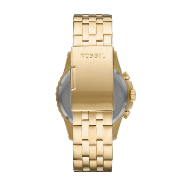 Fossil FB-01 Chronograph Gold-Tone Stainless Steel Watch (FS5836)