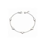 Little Star Beatrice – “Lots of love” Sterling Silver Heart Bracelet (LSB0308)