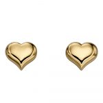 Little Star Aria Gold Heart Stud Earrings (LSE0155)