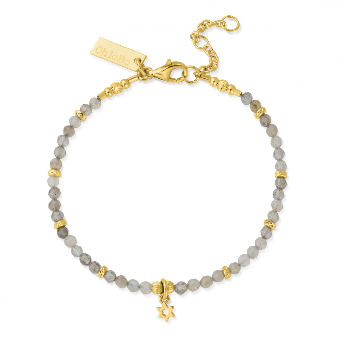Chlobo Star Ruler Bracelet in Gold (GBLMC4037)