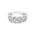 18ct White Gold Diamond Cocktail Ring