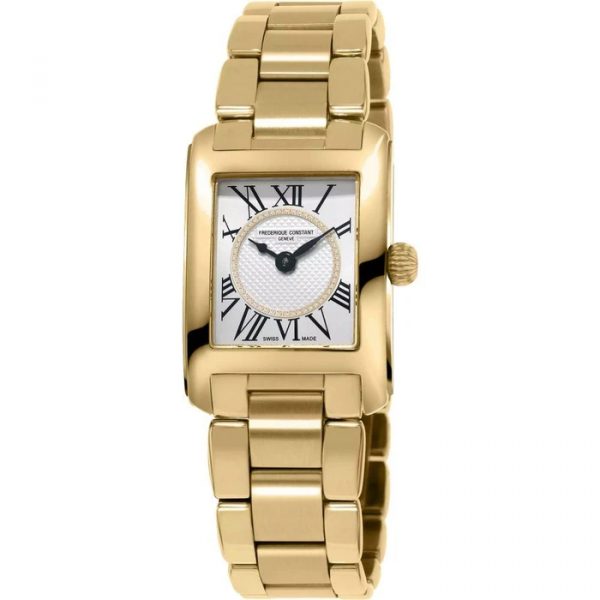 Frederique Constant Classics Carée Gold Ladies Watch (FC200MCDC15B)