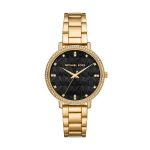 Michael Kors Pyper Pavé Gold-Tone Logo Watch (MK4593)