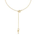 Michael Kors Gold-Plated Sterling Silver Pavé Logo Necklace (MKC1108AN710)