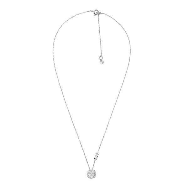 Michael Kors Sterling Silver Pavé Necklace (MKC1407AN040)