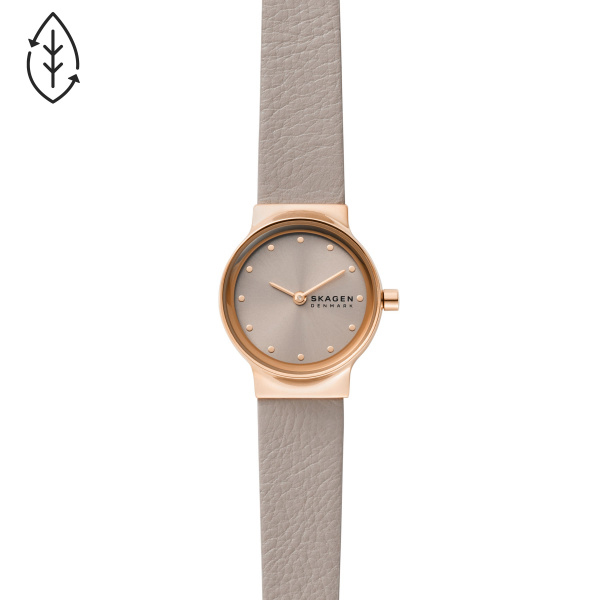 Skagen Freja Lille Two-Hand Sand Eco Leather Watch (SKW3005)