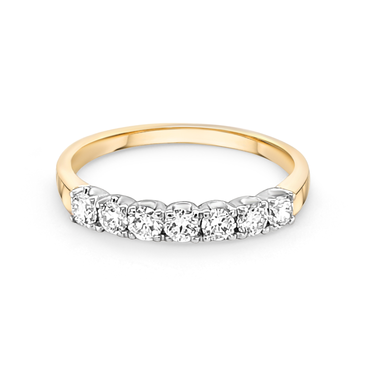 Seven Stone Diamond Half Eternity Ring 1.50ct | Pravins