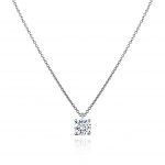18ct White Gold Diamond Pendant