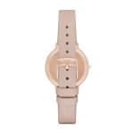 Emporio Armani Kappa Rose Gold and Nude Leather Watch (AR2510)