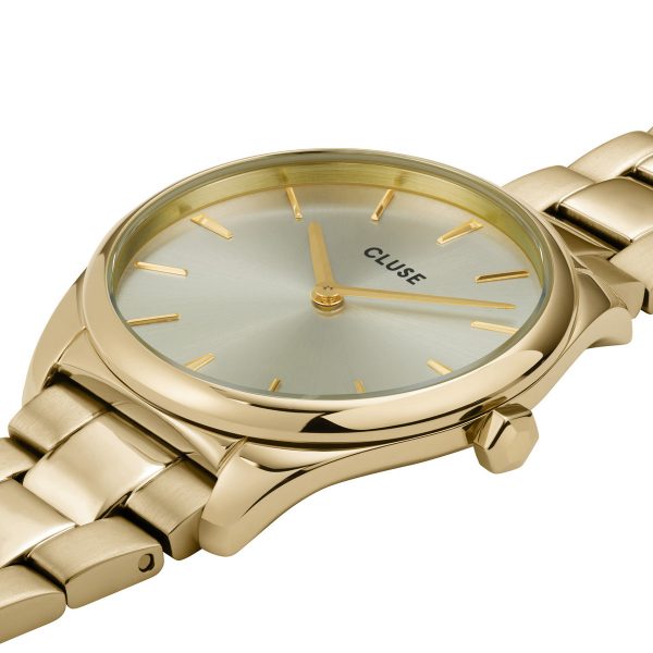 Cluse Féroce Petite Steel Full Gold Colour (CW11212)