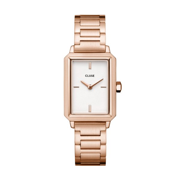 Cluse Fluette White and Rose Gold Colour (CW11503)