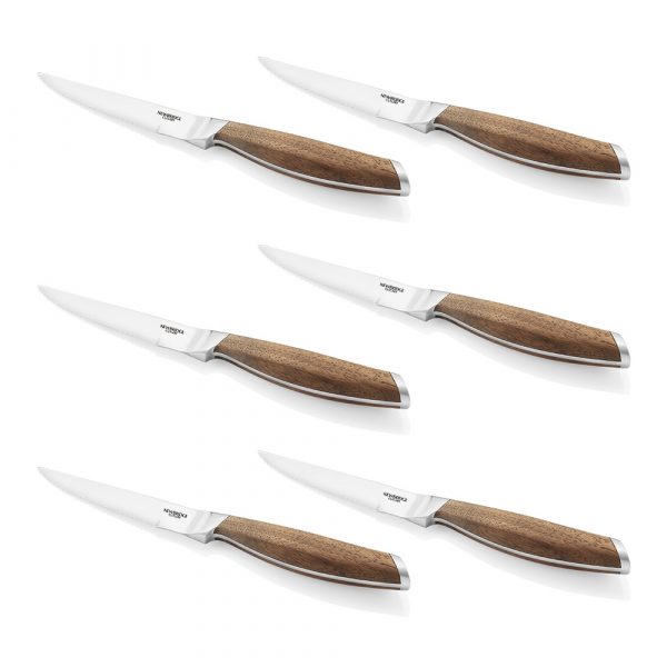 Newbridge Silverware 6 Piece Steak Knife Set (NCP203)