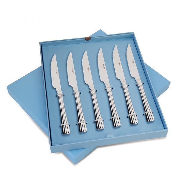 Newbridge Silverware Stainless Steel 6 Piece Steak Knife Set - Kings (R1010424)