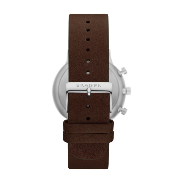 Watch Sons (SKW6765) RJ Eco Espresso - Barber & Skagen Ancher Chronograph Leather