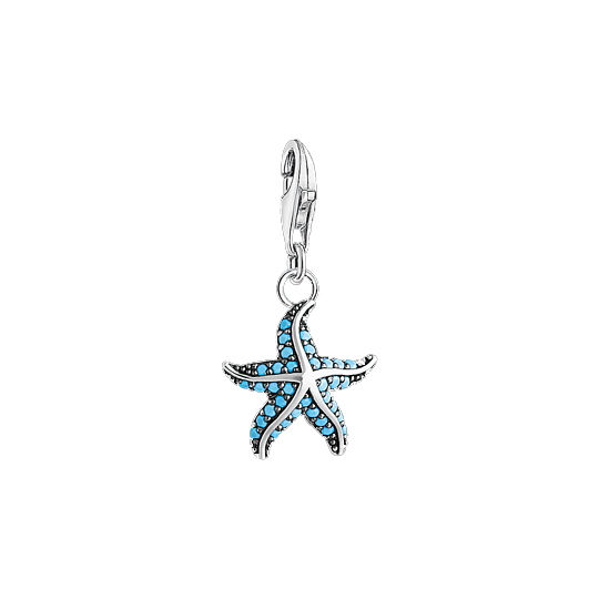 Thomas Sabo Blue Starfish Charm (1521-667-17)