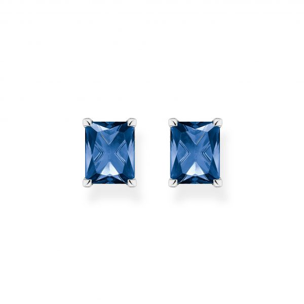 Thomas Sabo Blue Stone Square Studs (H2201-699-1)