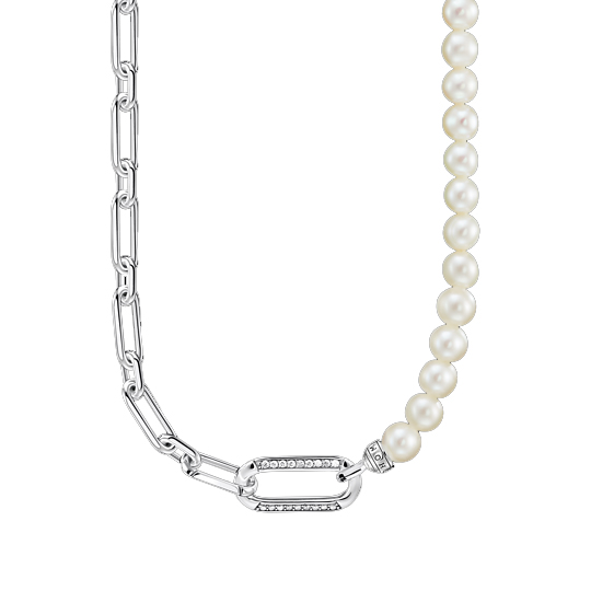 Thomas Sabo Charm Club Freshwater Pearl And Sterling Silver Necklace  KE2161-082-14-L45V - First Class Watches™ USA