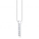 Thomas Sabo Cuboid Necklace with Stones (KE2113-051-14-L45V)