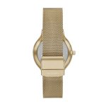 Skagen Freja Two-Hand Gold Stainless Steel Mesh Watch (SKW3027)