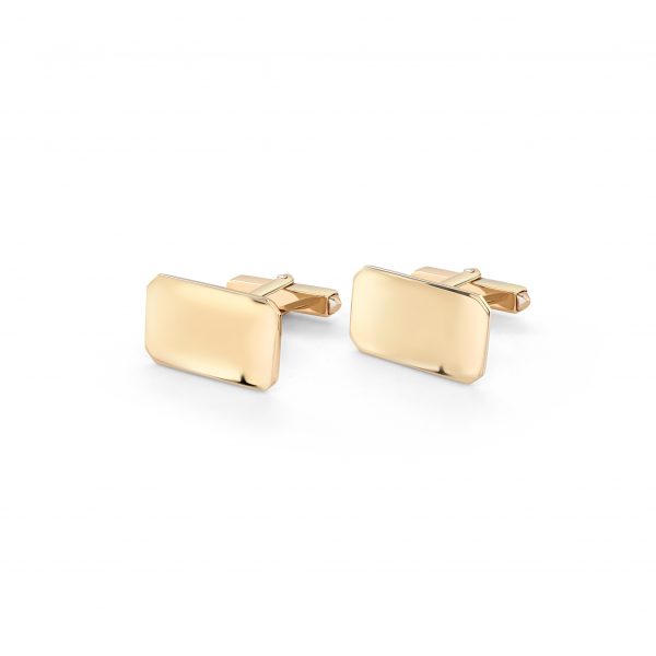Cathal Barber Goldsmith Gold Square Cufflinks