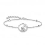 Thomas Sabo Wave Bracelet with Stones (A2045-051-14-L19V)